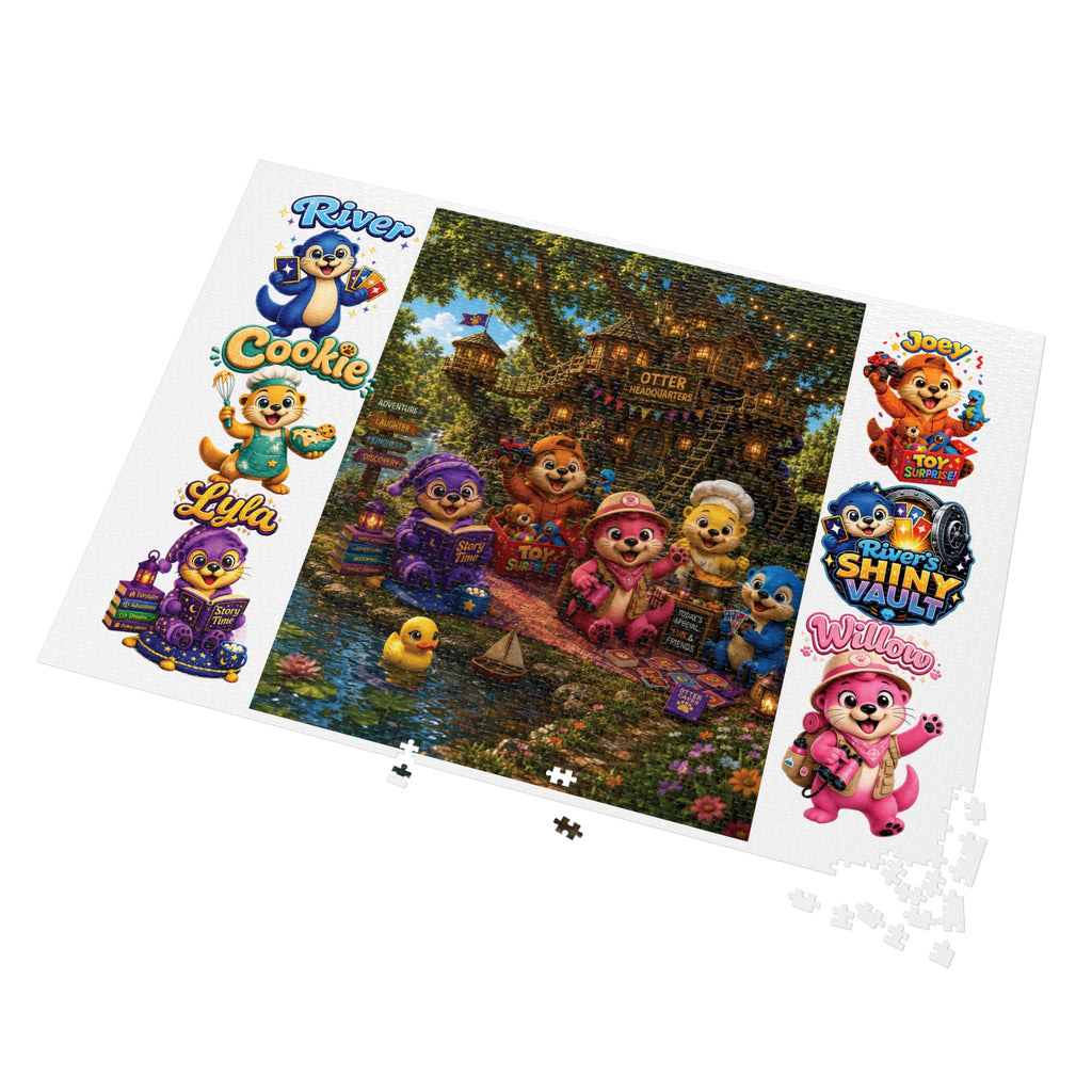 Fun 'River's Shiny Vault' Jigsaw Puzzle!