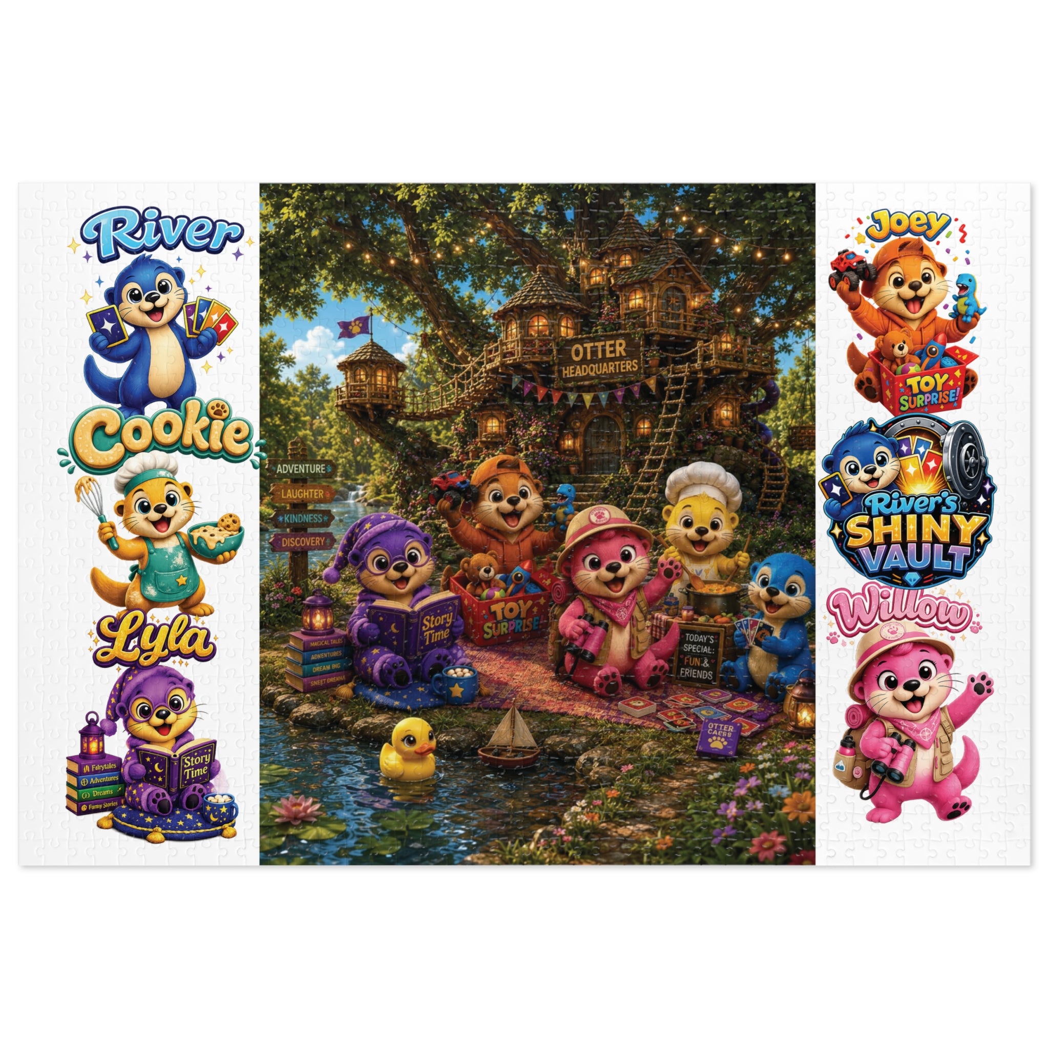 Fun 'River's Shiny Vault' Jigsaw Puzzle!