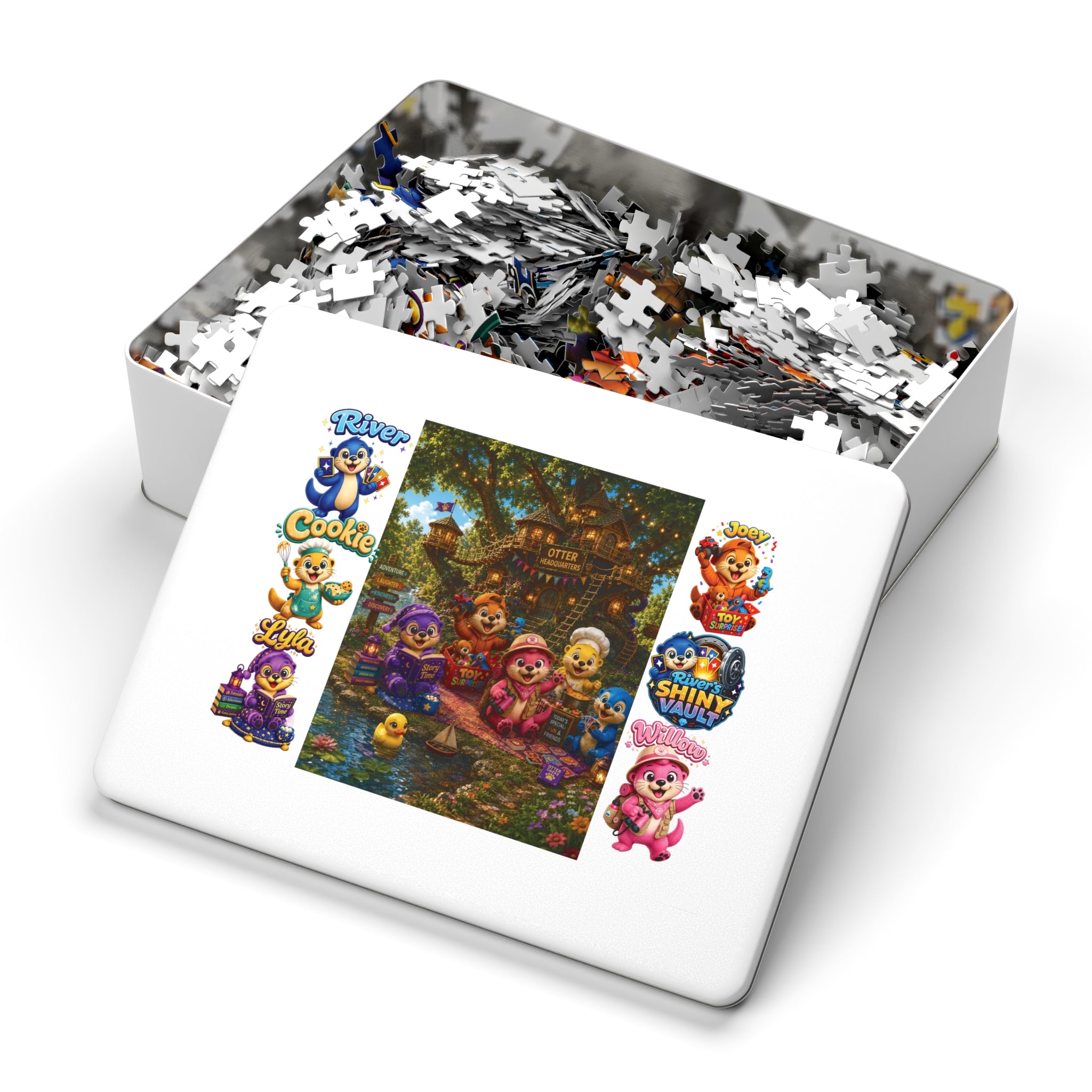 Fun 'River's Shiny Vault' Jigsaw Puzzle!