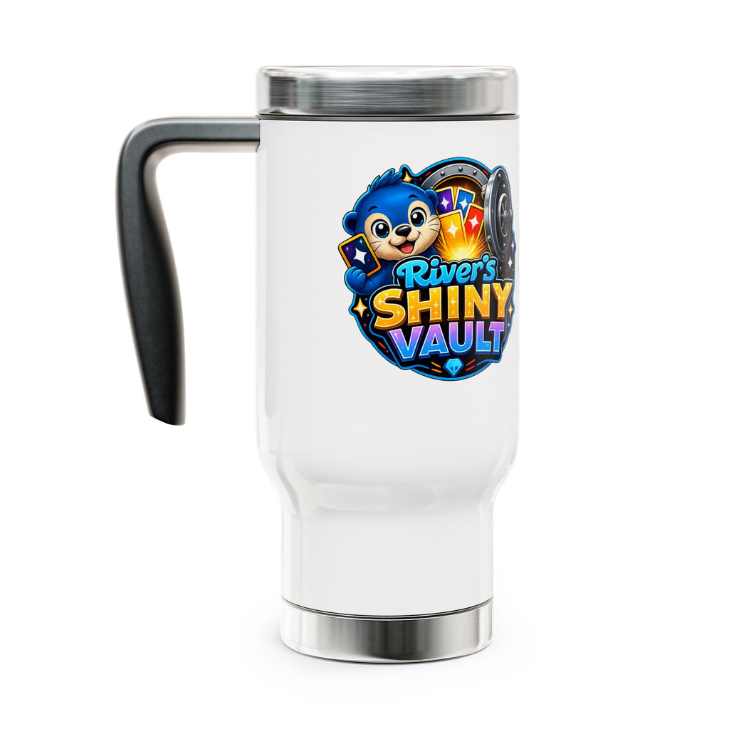 Cute River's Shiny Vault Travel Mug — 14oz Stainless Steel