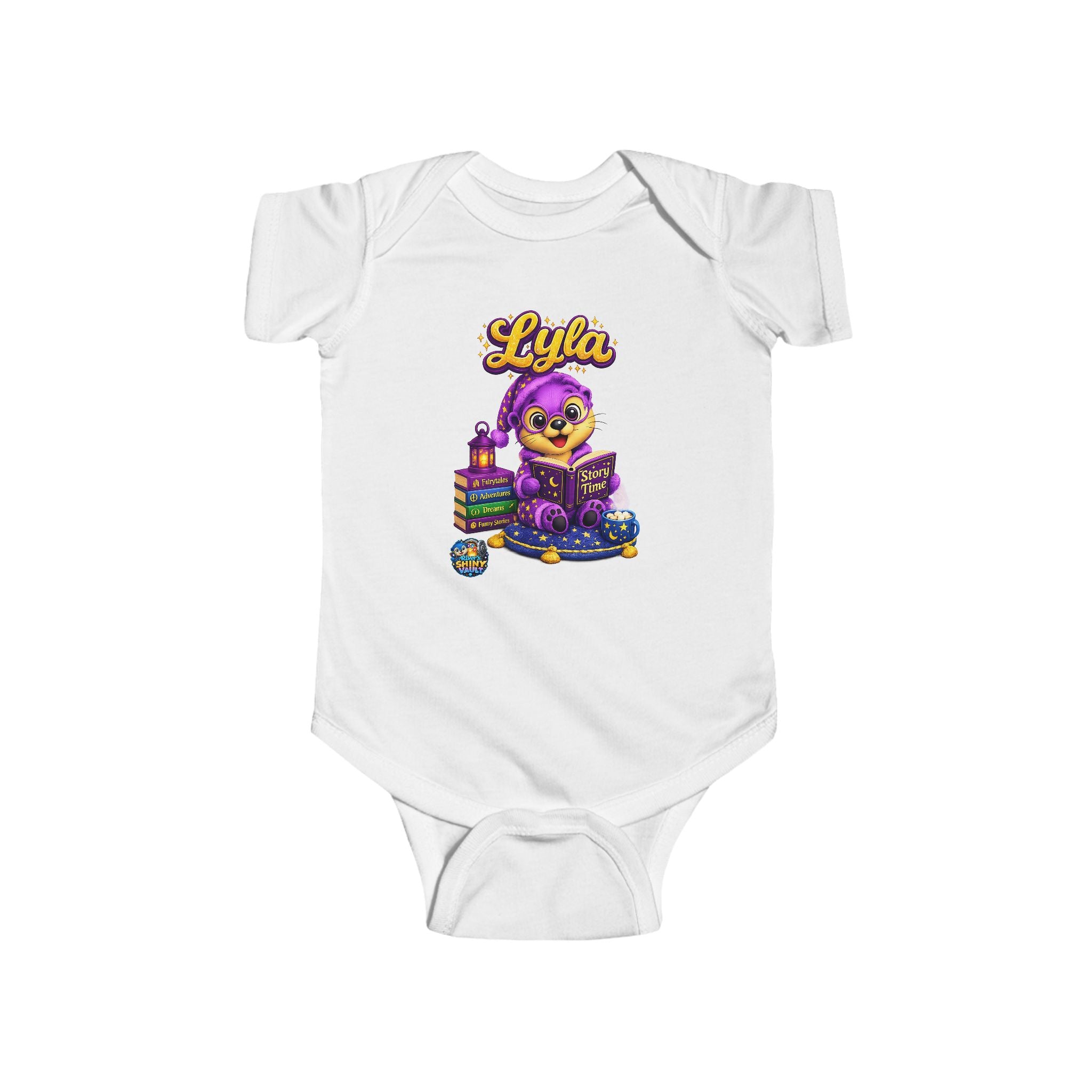 Young Infant Bodysuit  - River's Shiny Vault 'Lyla' Graphic