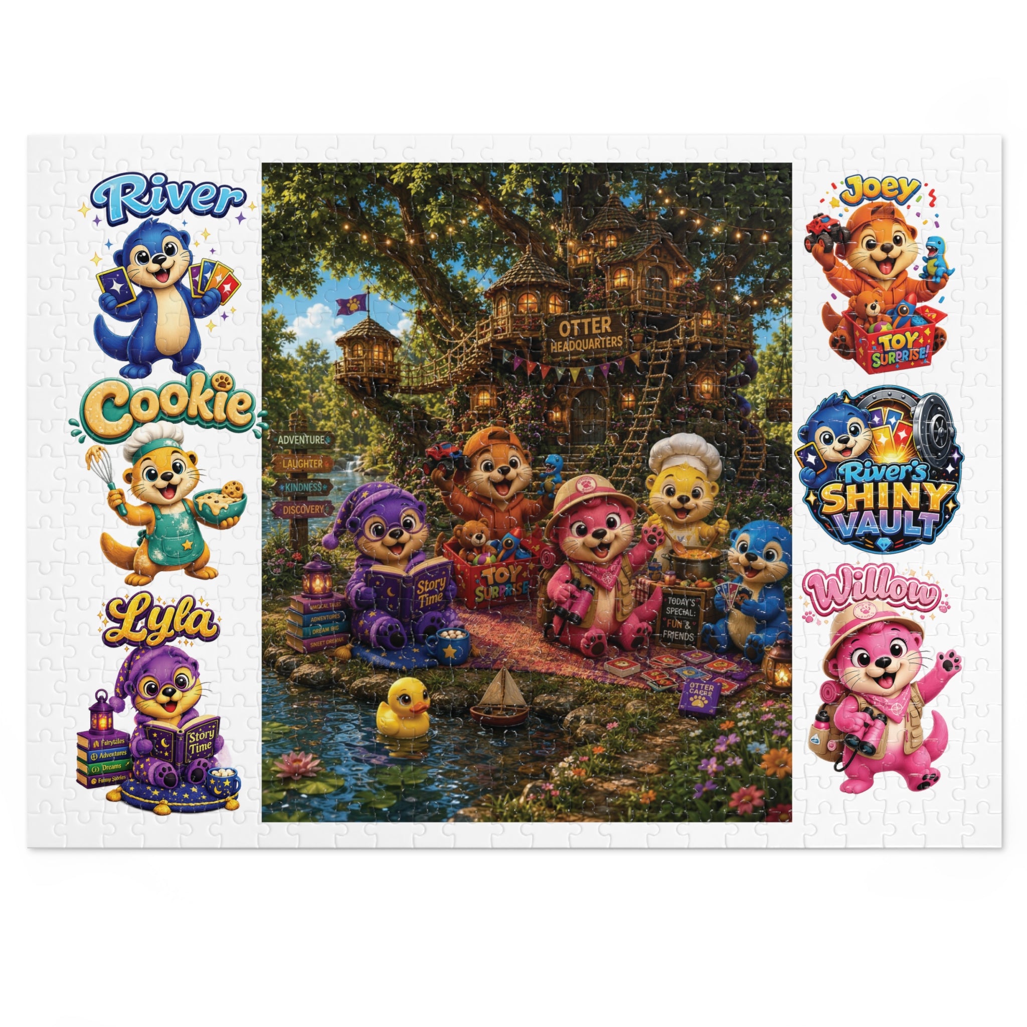Fun 'River's Shiny Vault' Jigsaw Puzzle!