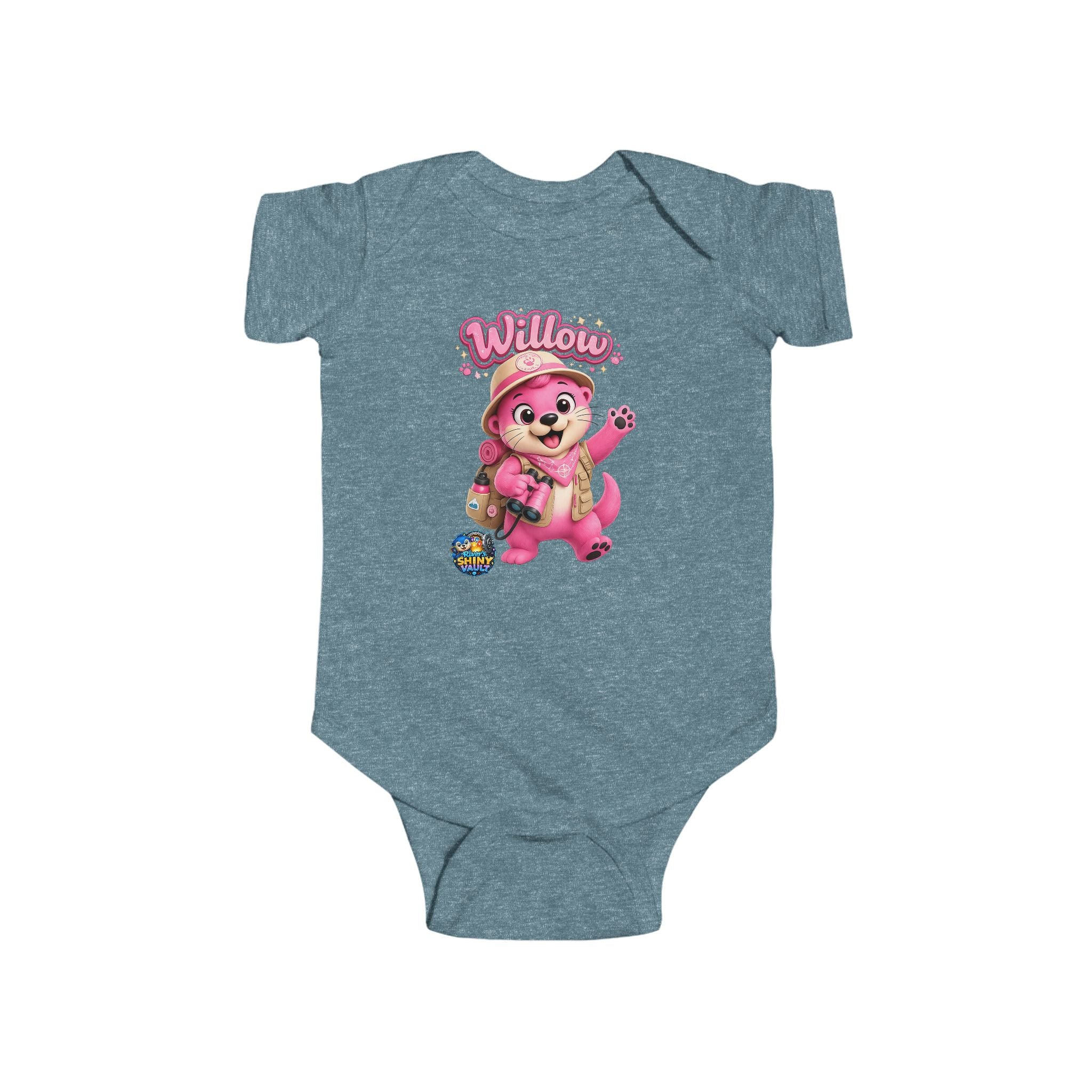 Young Infant Bodysuit  - River's Shiny Vault 'Willow' Graphic
