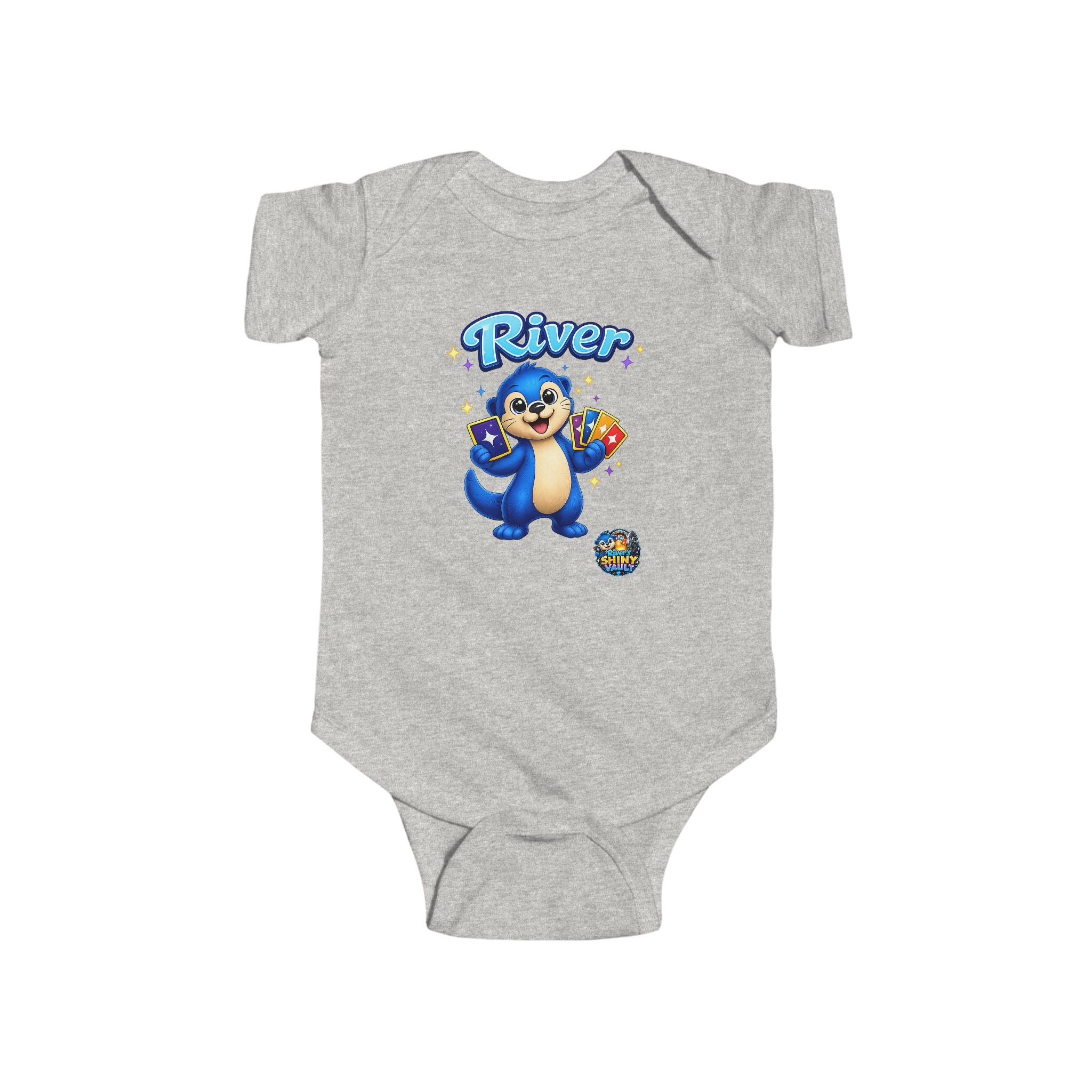 Cute Infant Bodysuit  - River's Shiny Vault 'River' Graphic