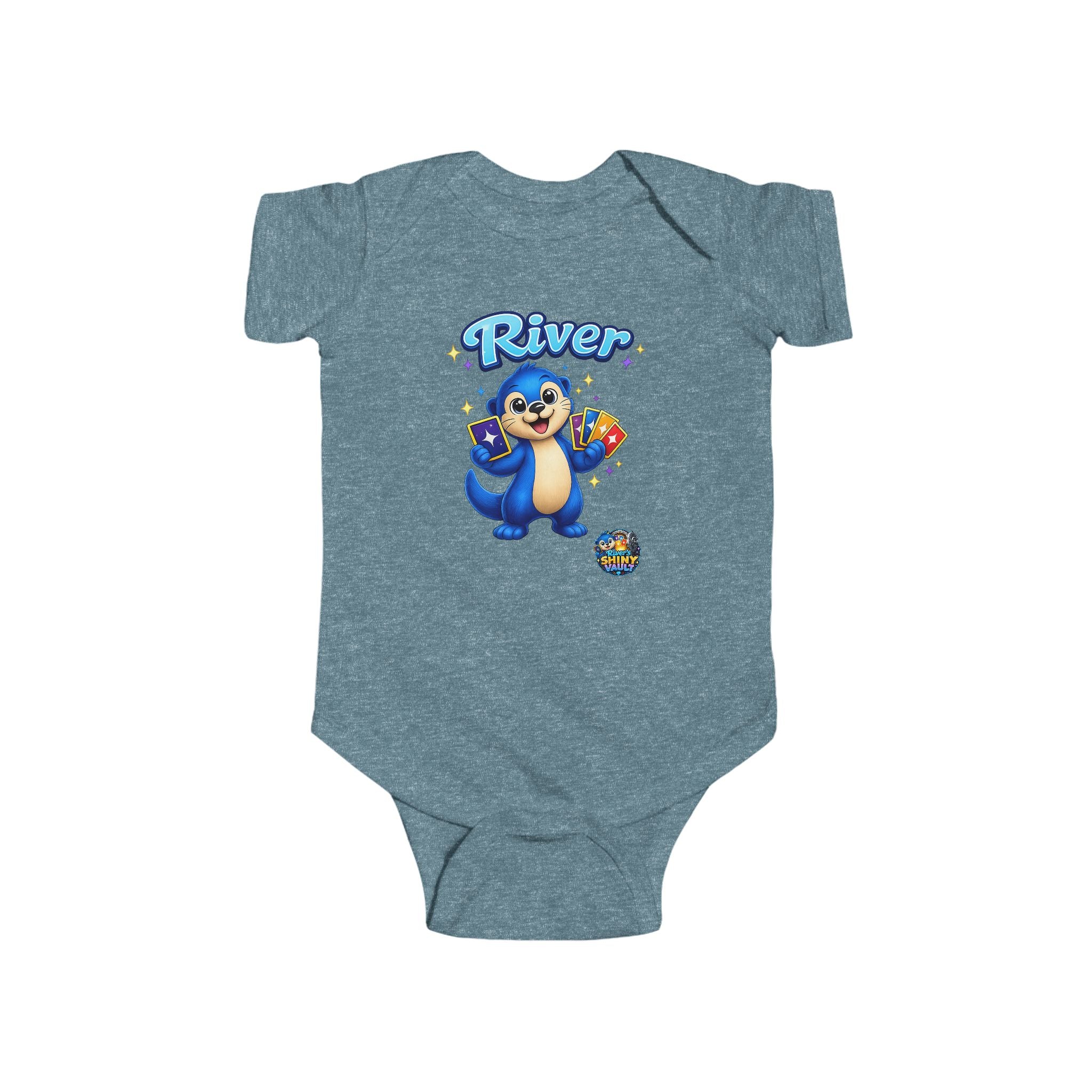 Cute Infant Bodysuit  - River's Shiny Vault 'River' Graphic