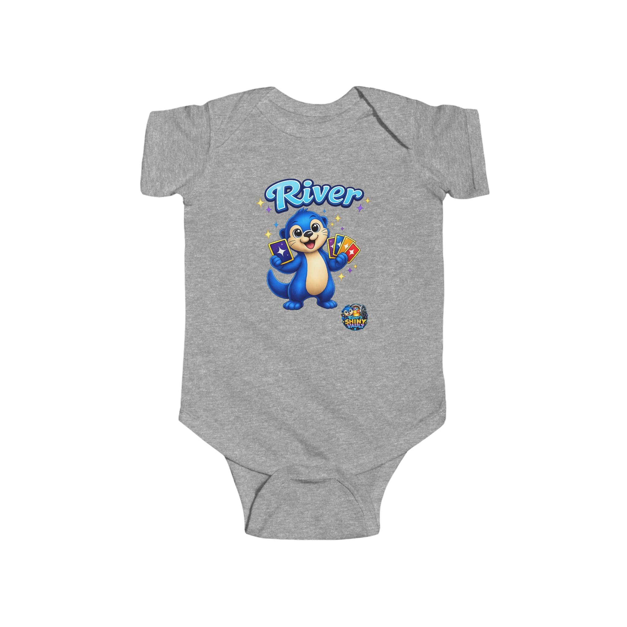 Cute Infant Bodysuit  - River's Shiny Vault 'River' Graphic