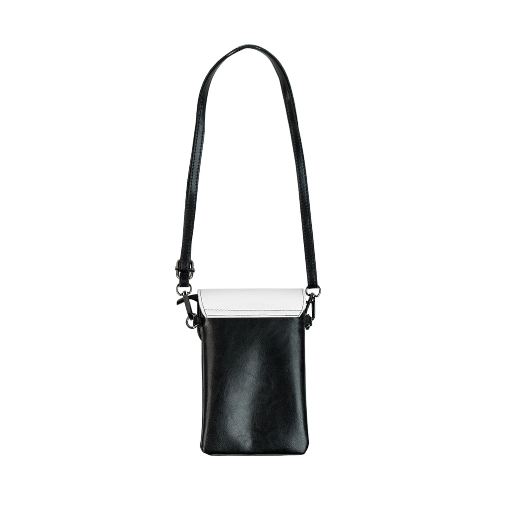 Cute Small Phone Wallet Crossbody — “River’s Shiny Vault” Cell Phone & Card Holder