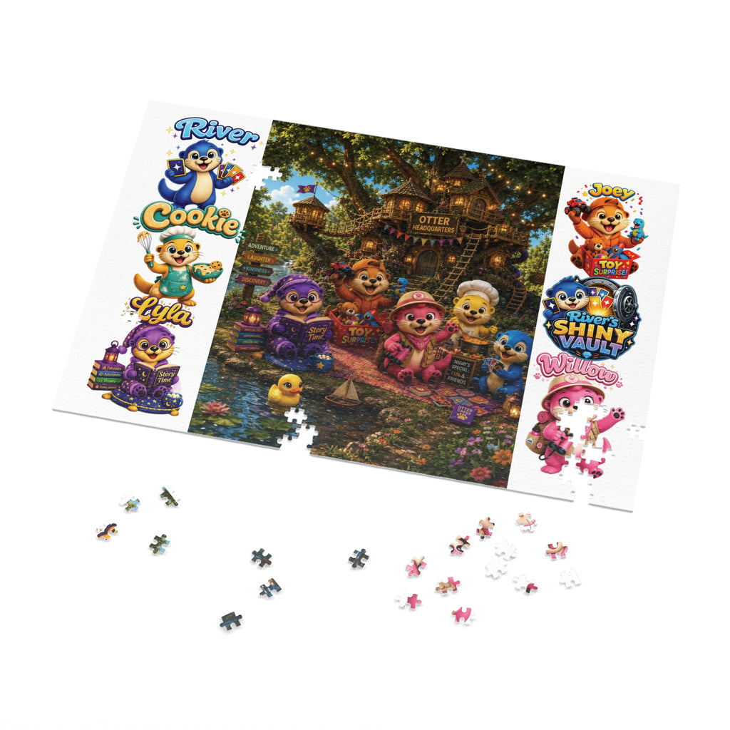 Fun 'River's Shiny Vault' Jigsaw Puzzle!