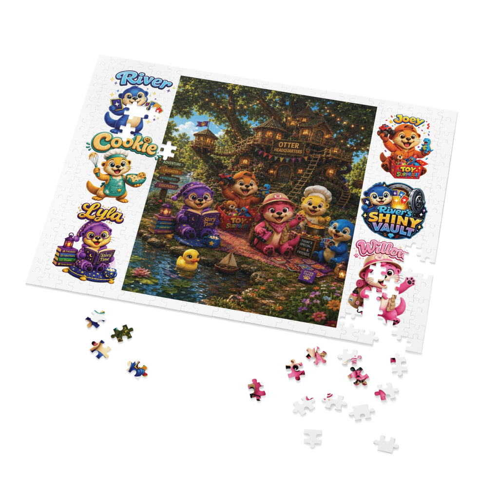 Fun 'River's Shiny Vault' Jigsaw Puzzle!