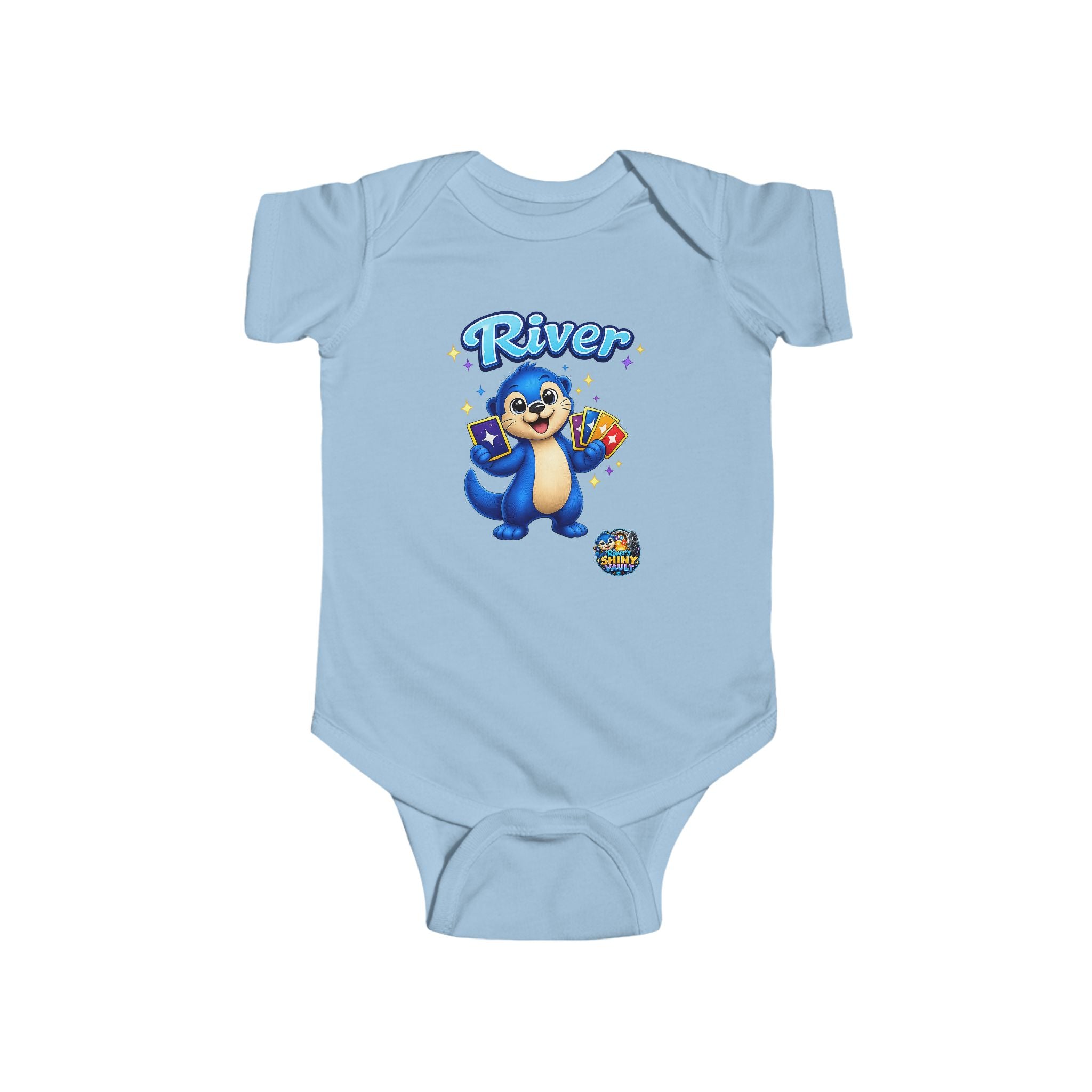 Cute Infant Bodysuit  - River's Shiny Vault 'River' Graphic