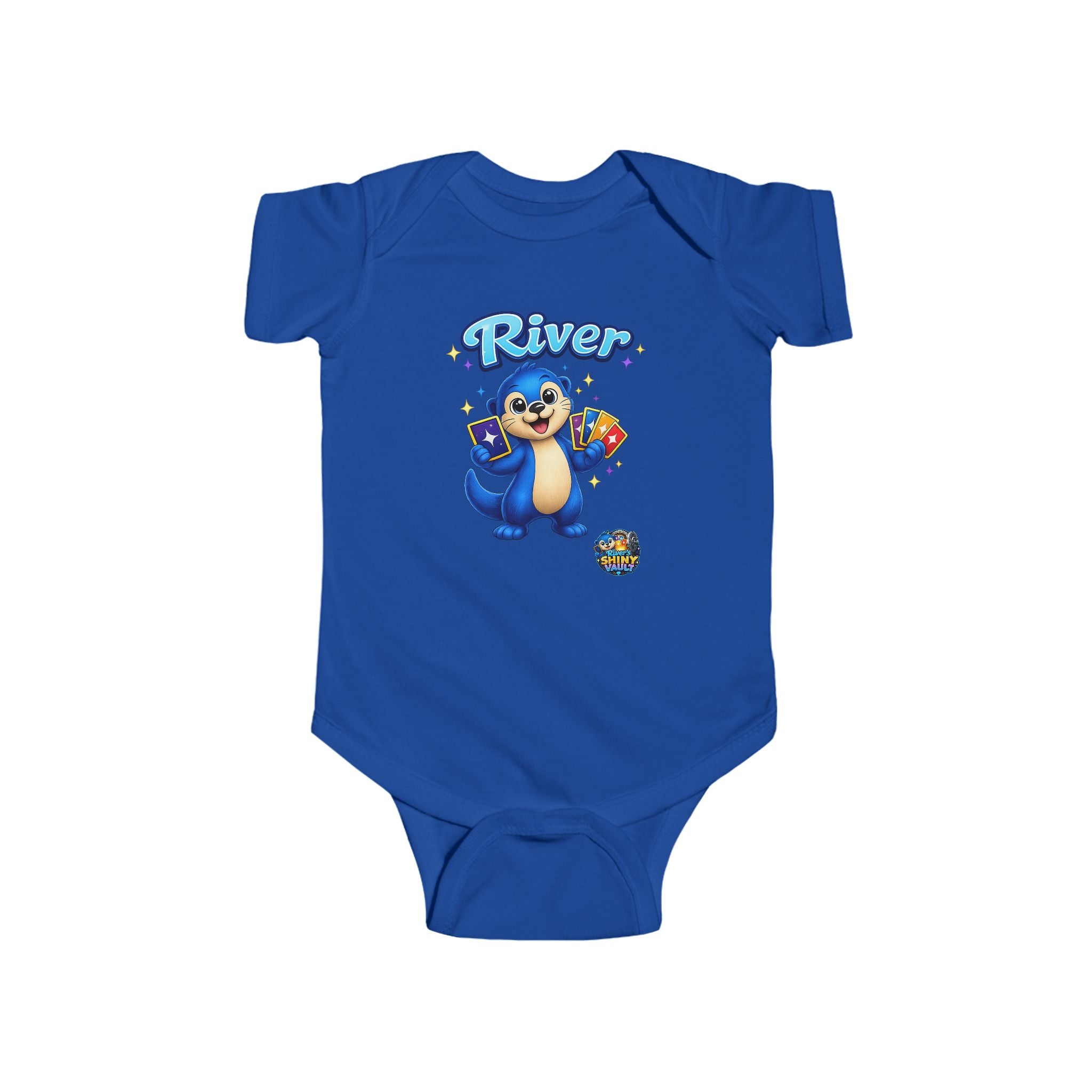 Cute Infant Bodysuit  - River's Shiny Vault 'River' Graphic