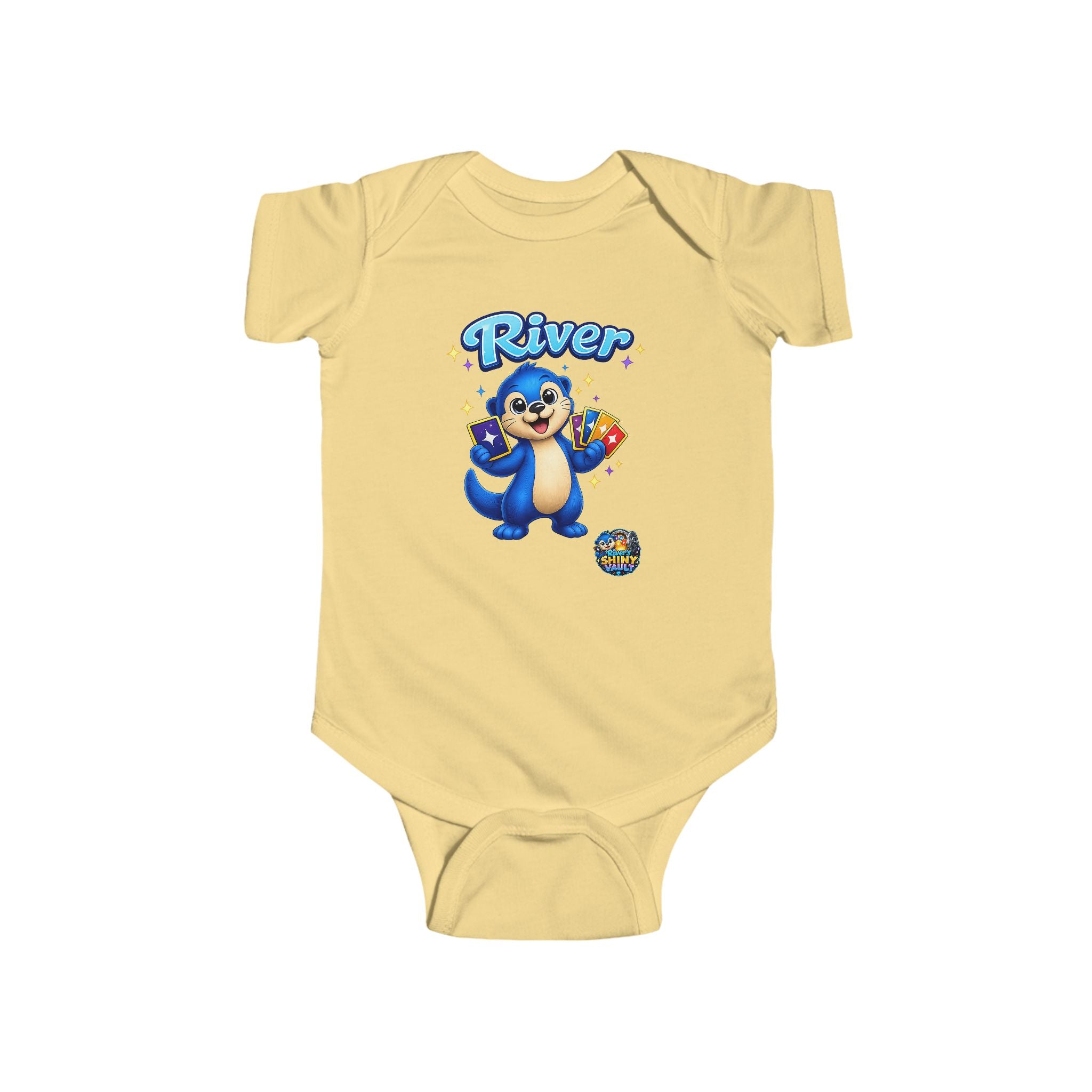 Cute Infant Bodysuit  - River's Shiny Vault 'River' Graphic