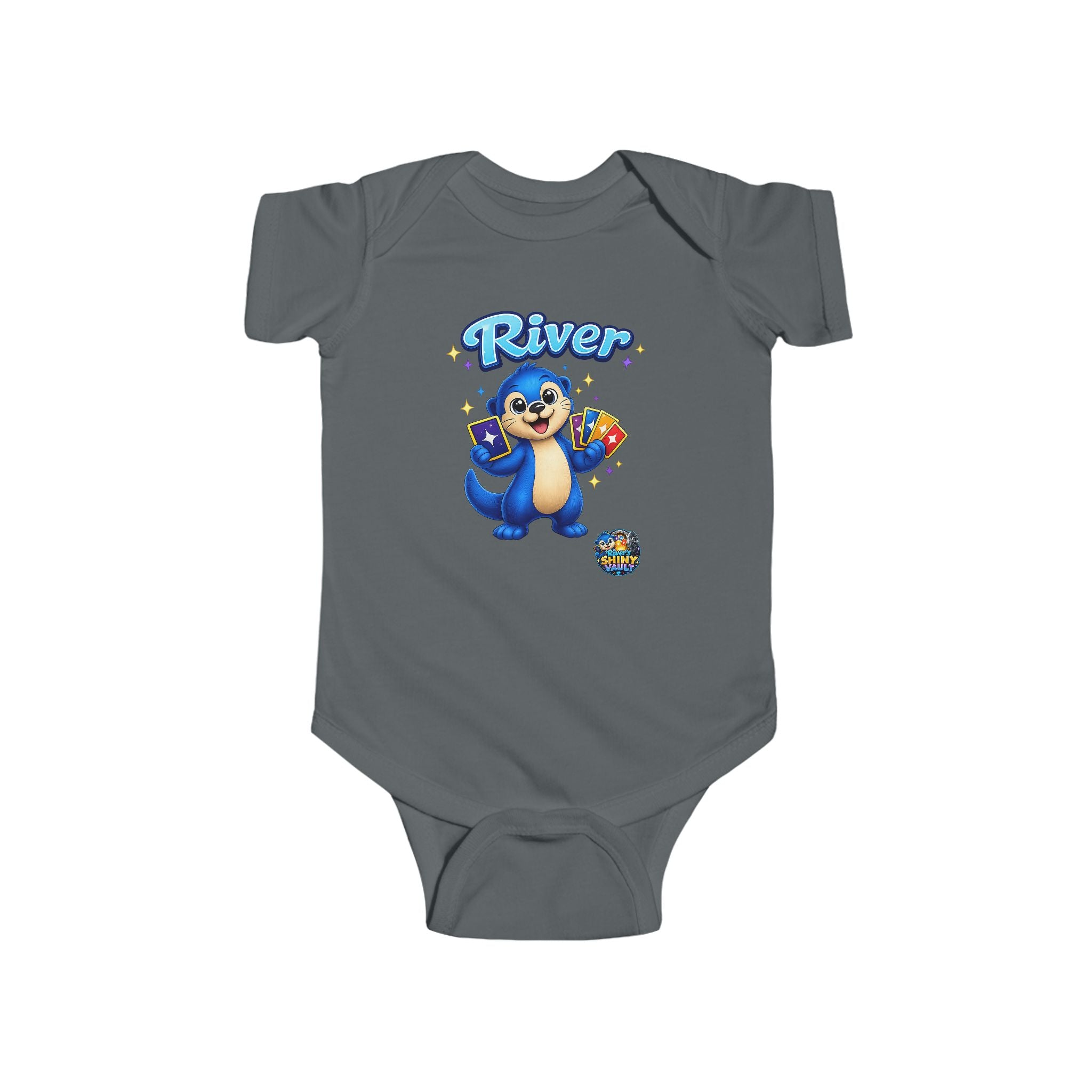Cute Infant Bodysuit  - River's Shiny Vault 'River' Graphic