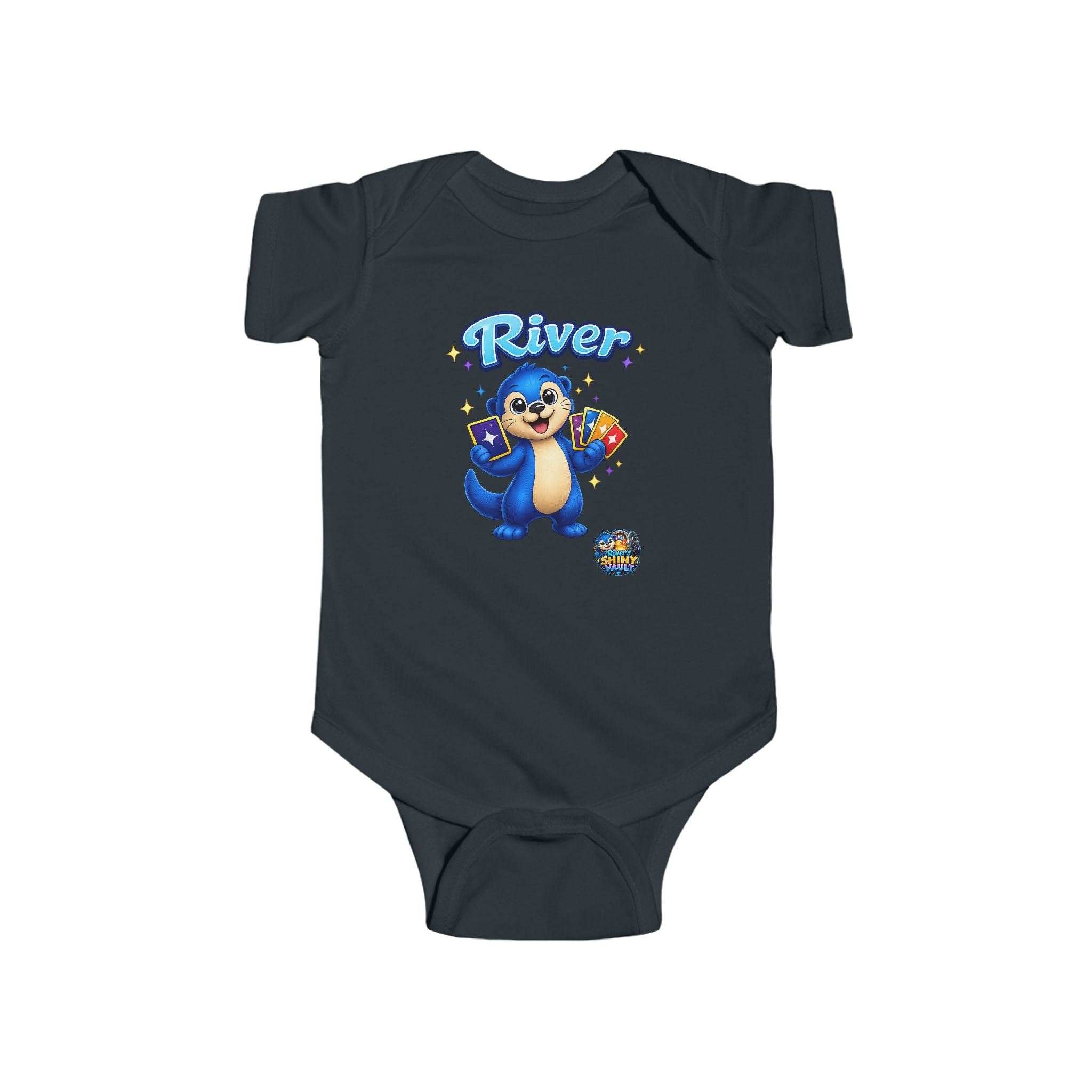 Cute Infant Bodysuit  - River's Shiny Vault 'River' Graphic
