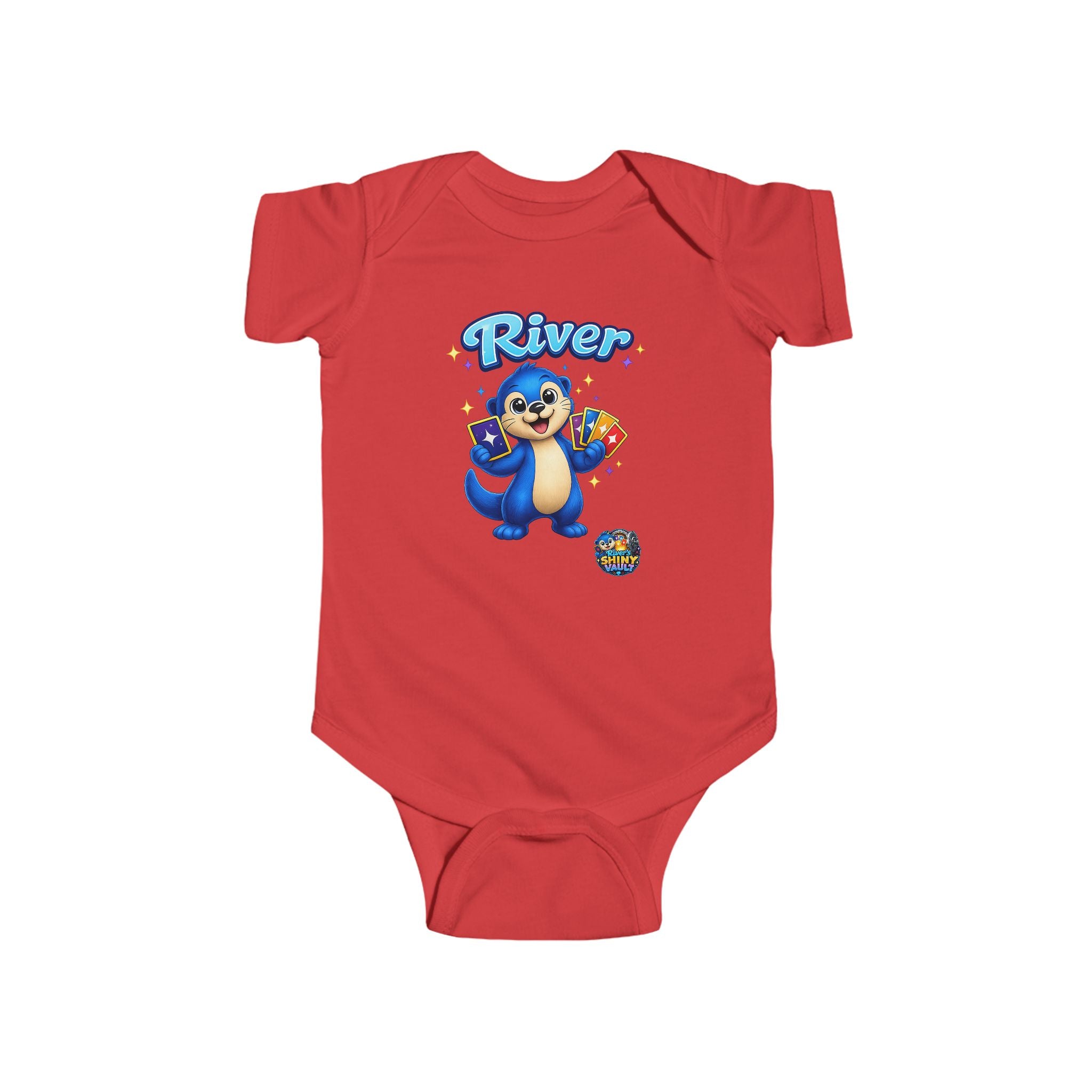 Cute Infant Bodysuit  - River's Shiny Vault 'River' Graphic