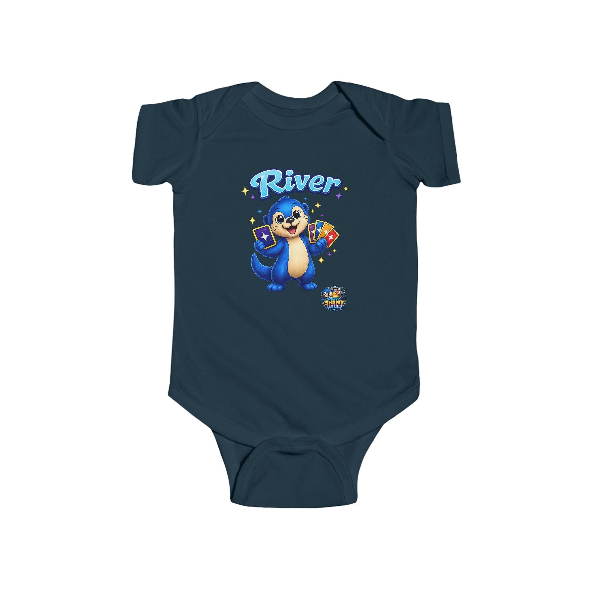Cute Infant Bodysuit  - River's Shiny Vault 'River' Graphic