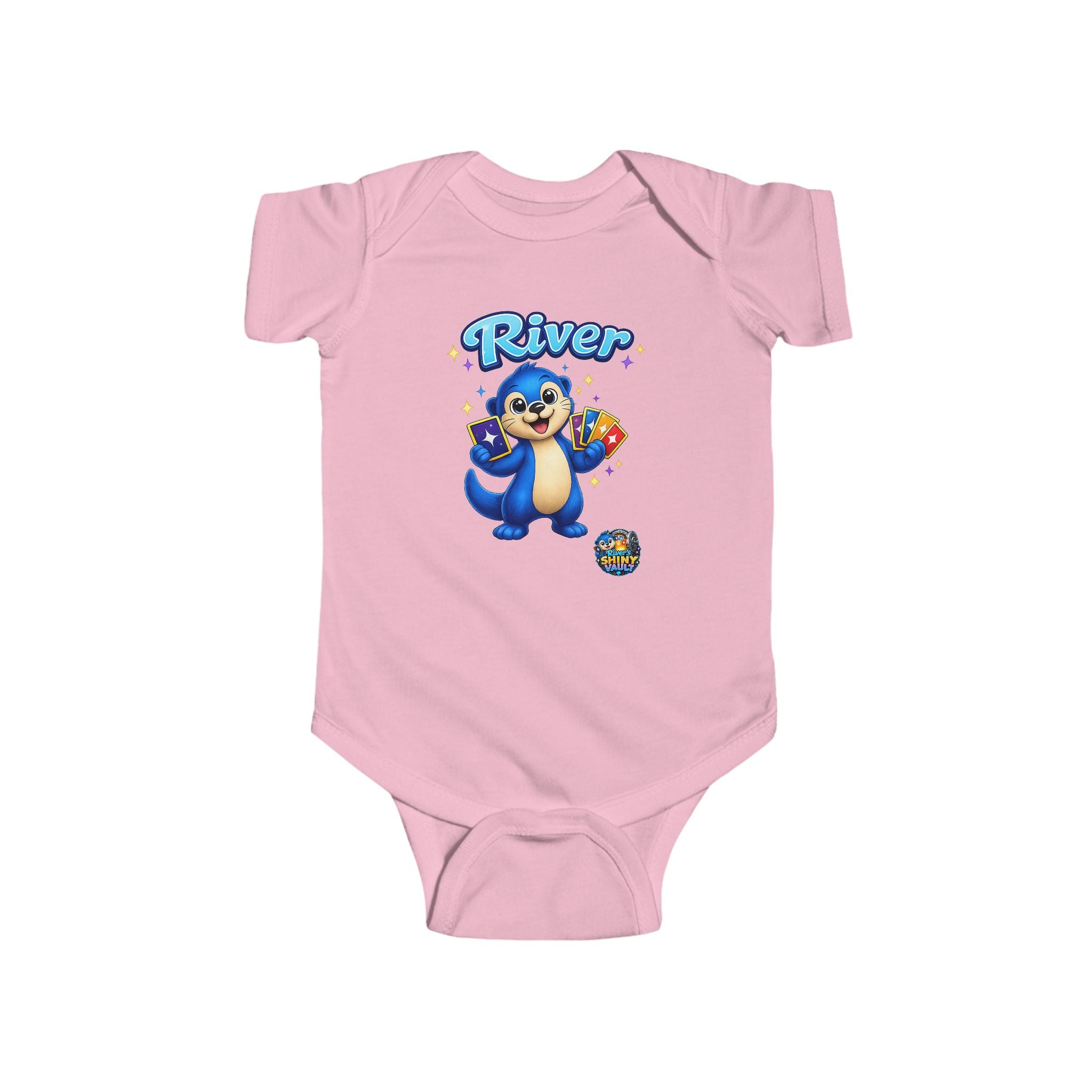 Cute Infant Bodysuit  - River's Shiny Vault 'River' Graphic