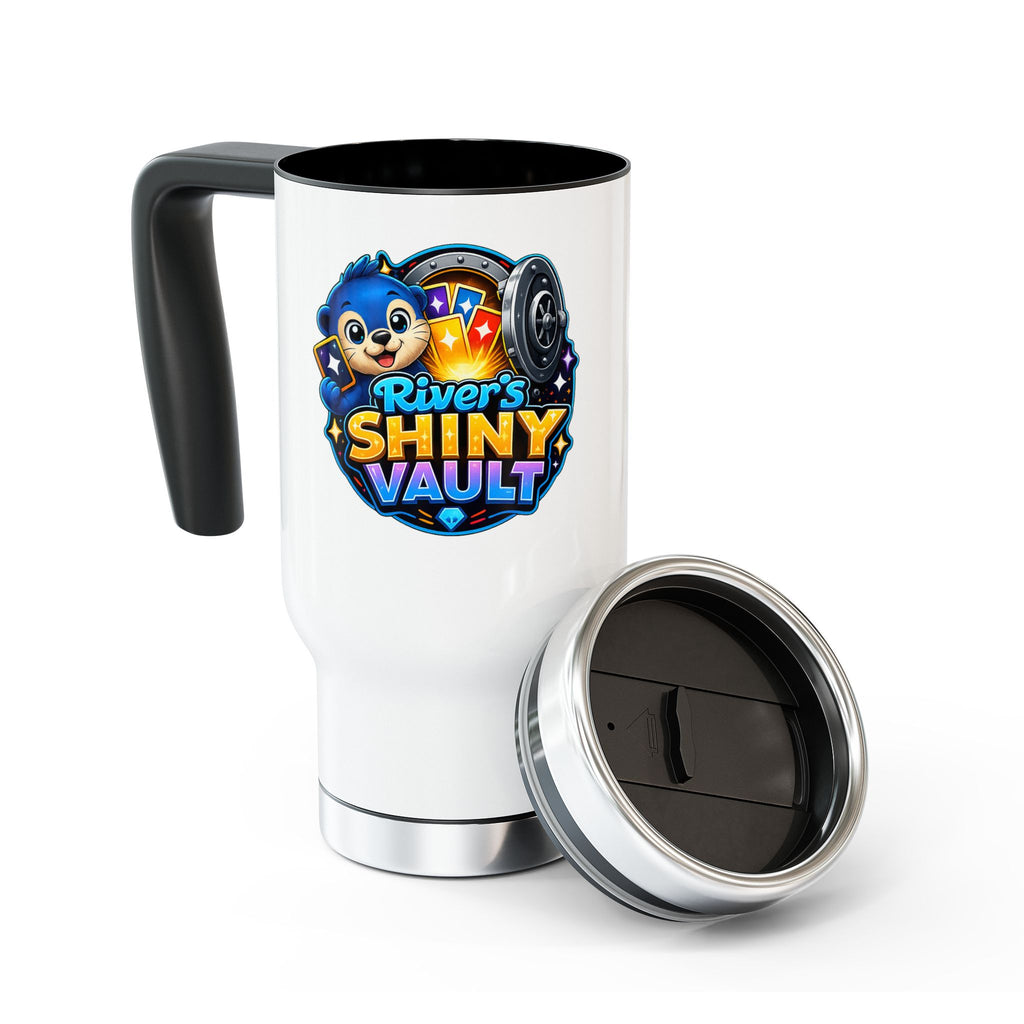 Cute River's Shiny Vault Travel Mug — 14oz Stainless Steel