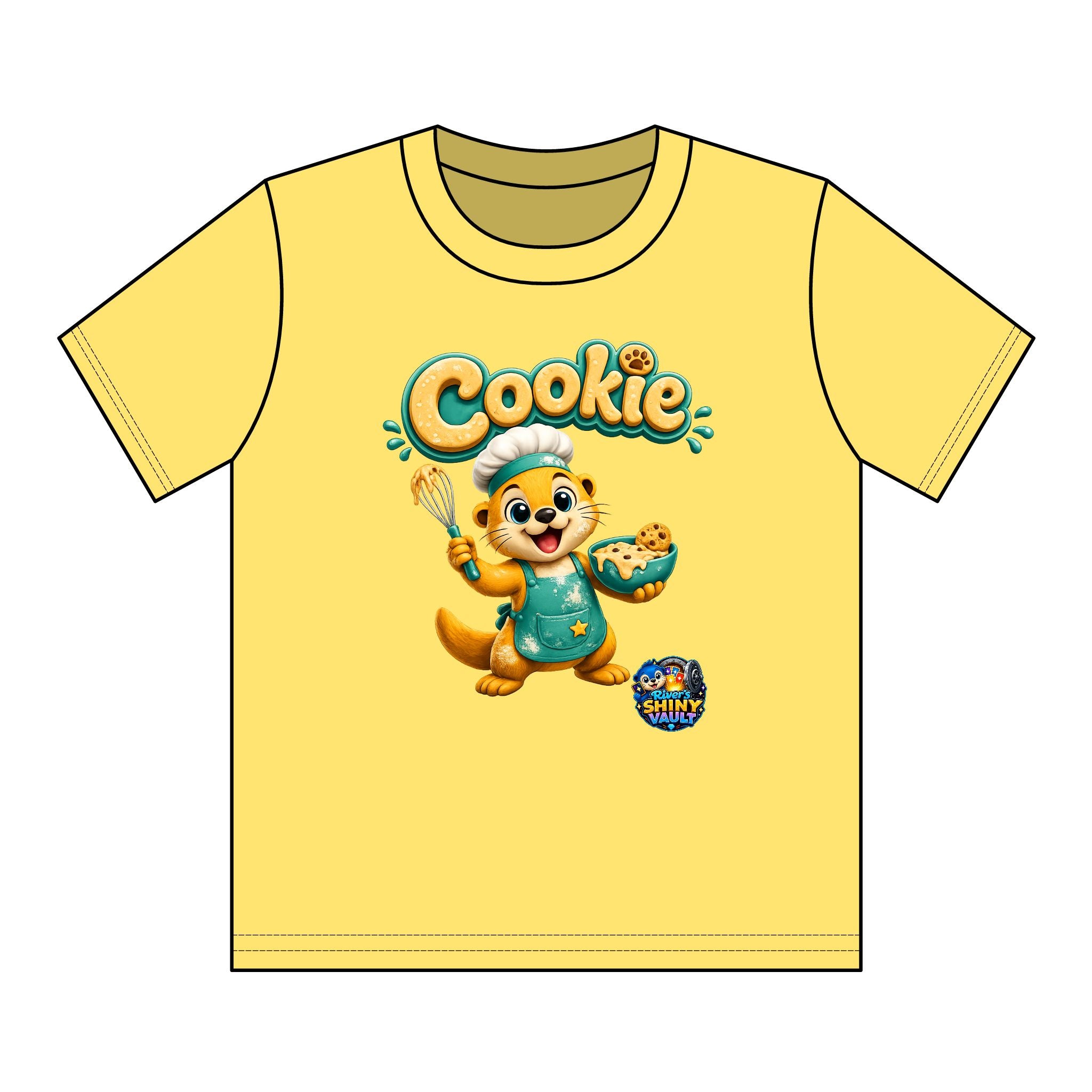 Kids Tee — Colorful River's Shiny vault 'Cookie's Kitchen' Kids T‑Shirt