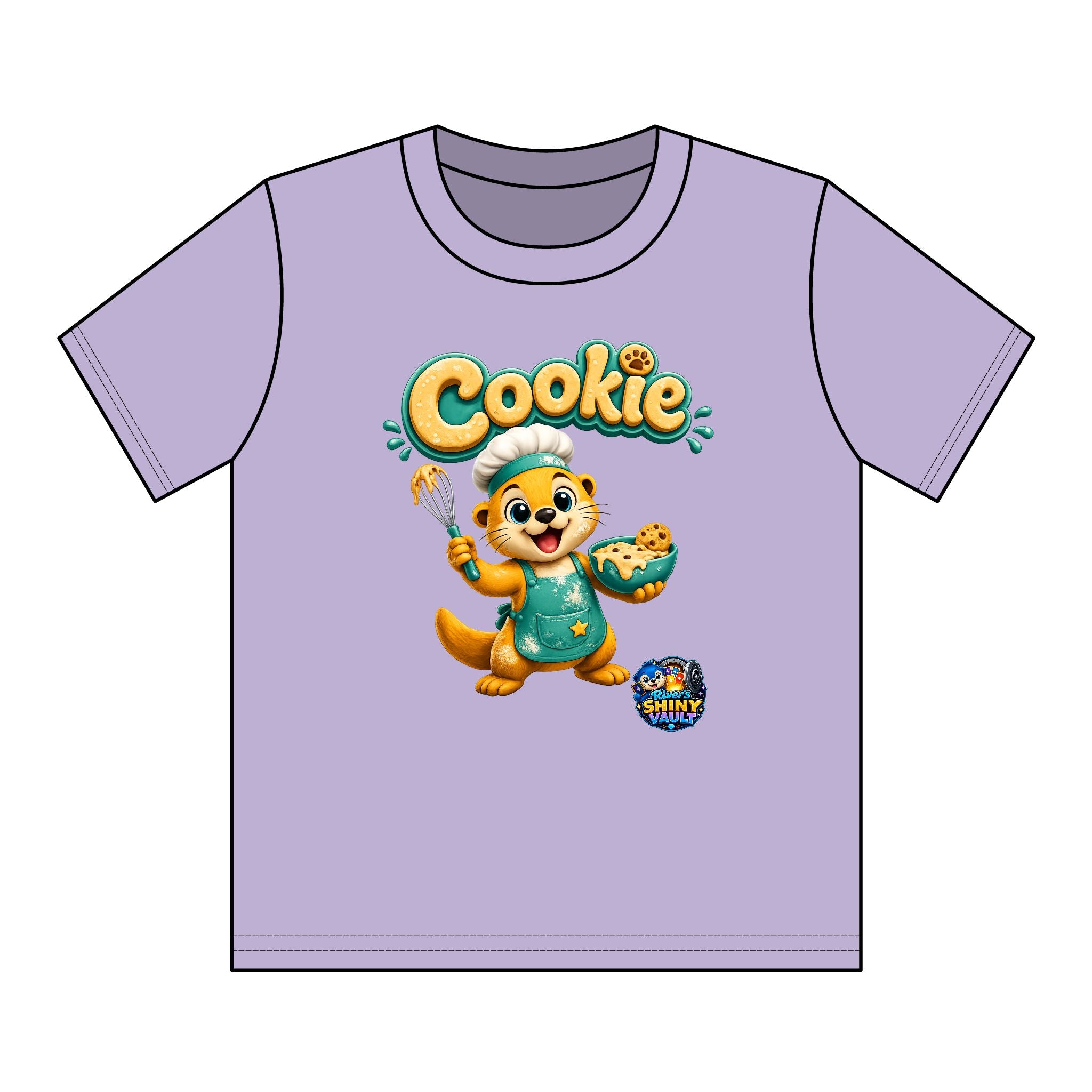 Kids Tee — Colorful River's Shiny vault 'Cookie's Kitchen' Kids T‑Shirt
