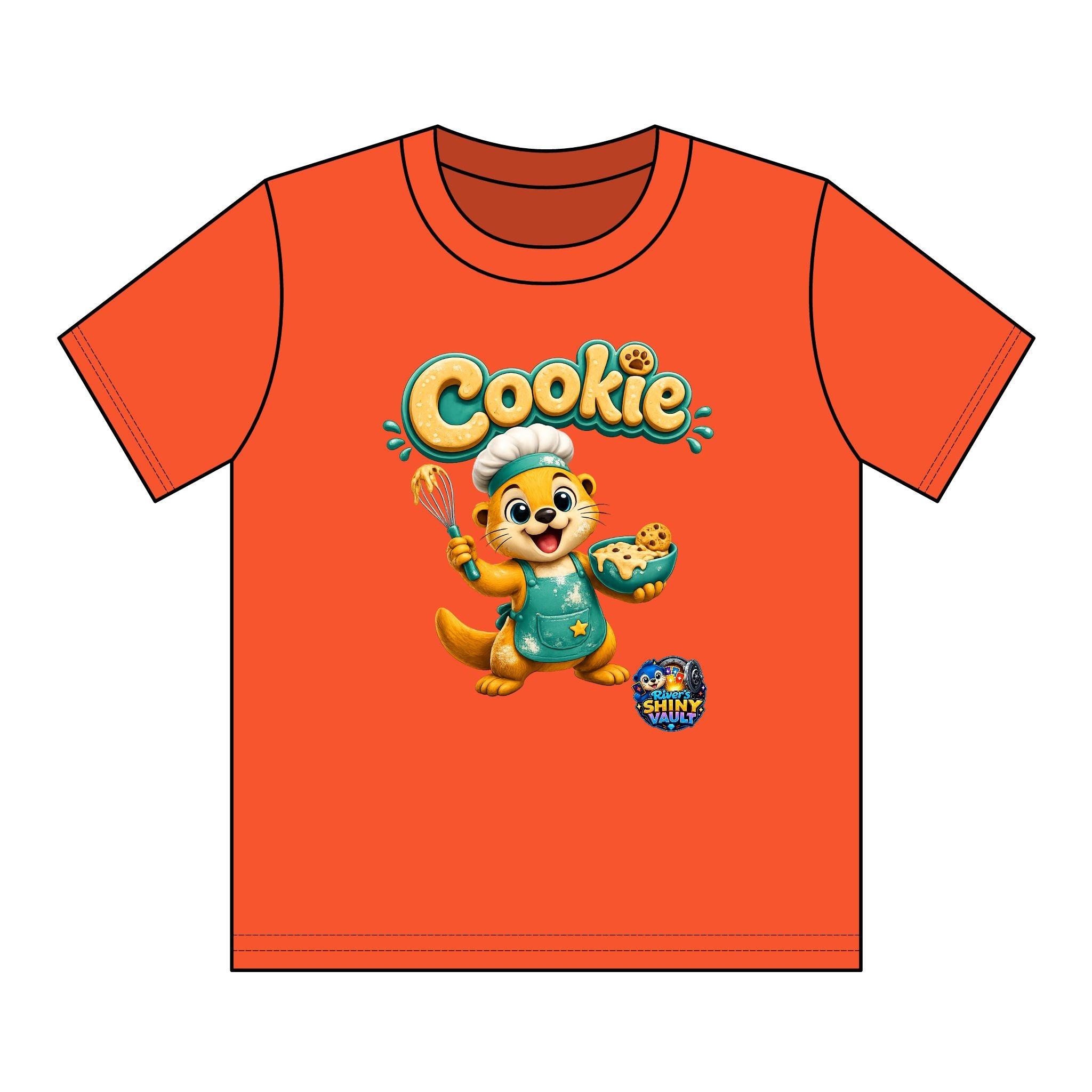 Kids Tee — Colorful River's Shiny vault 'Cookie's Kitchen' Kids T‑Shirt