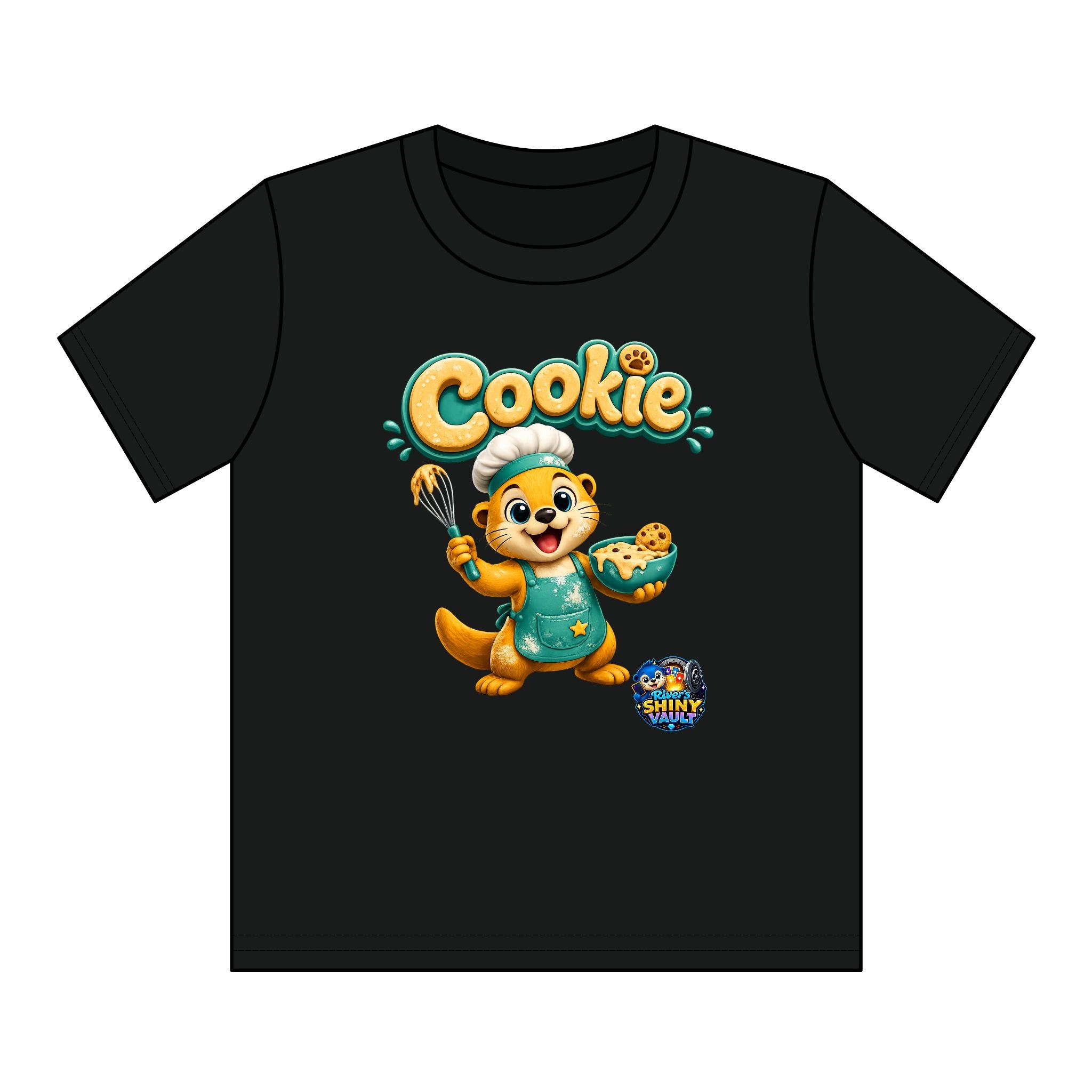 Kids Tee — Colorful River's Shiny vault 'Cookie's Kitchen' Kids T‑Shirt