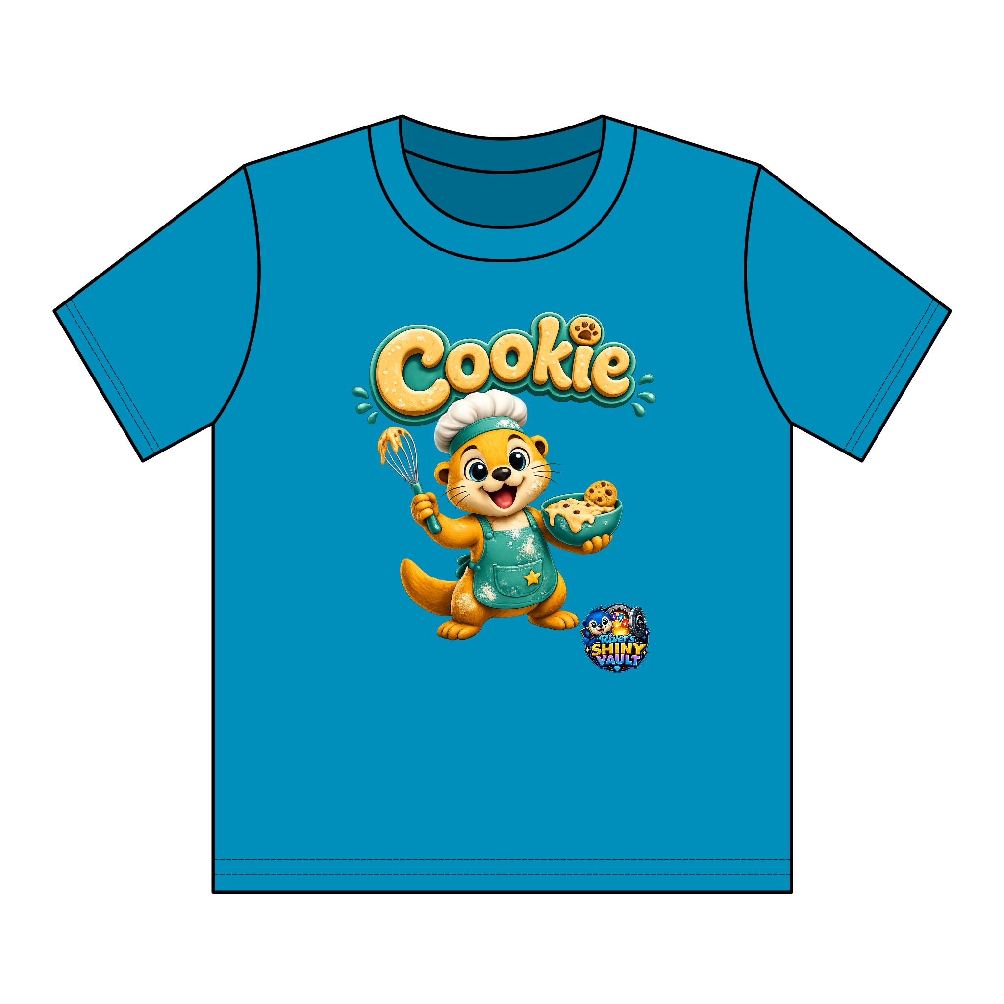 Kids Tee — Colorful River's Shiny vault 'Cookie's Kitchen' Kids T‑Shirt