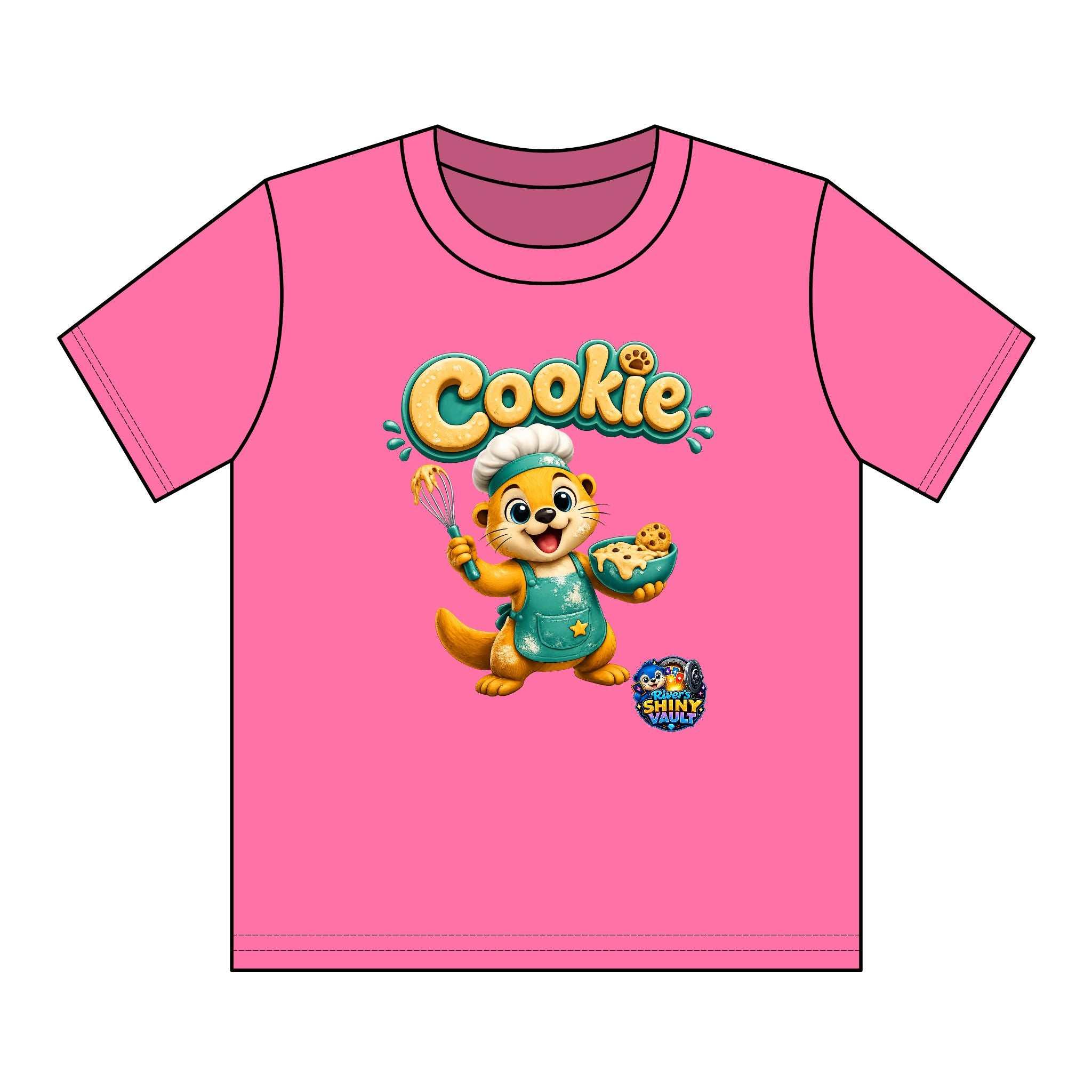 Kids Tee — Colorful River's Shiny vault 'Cookie's Kitchen' Kids T‑Shirt