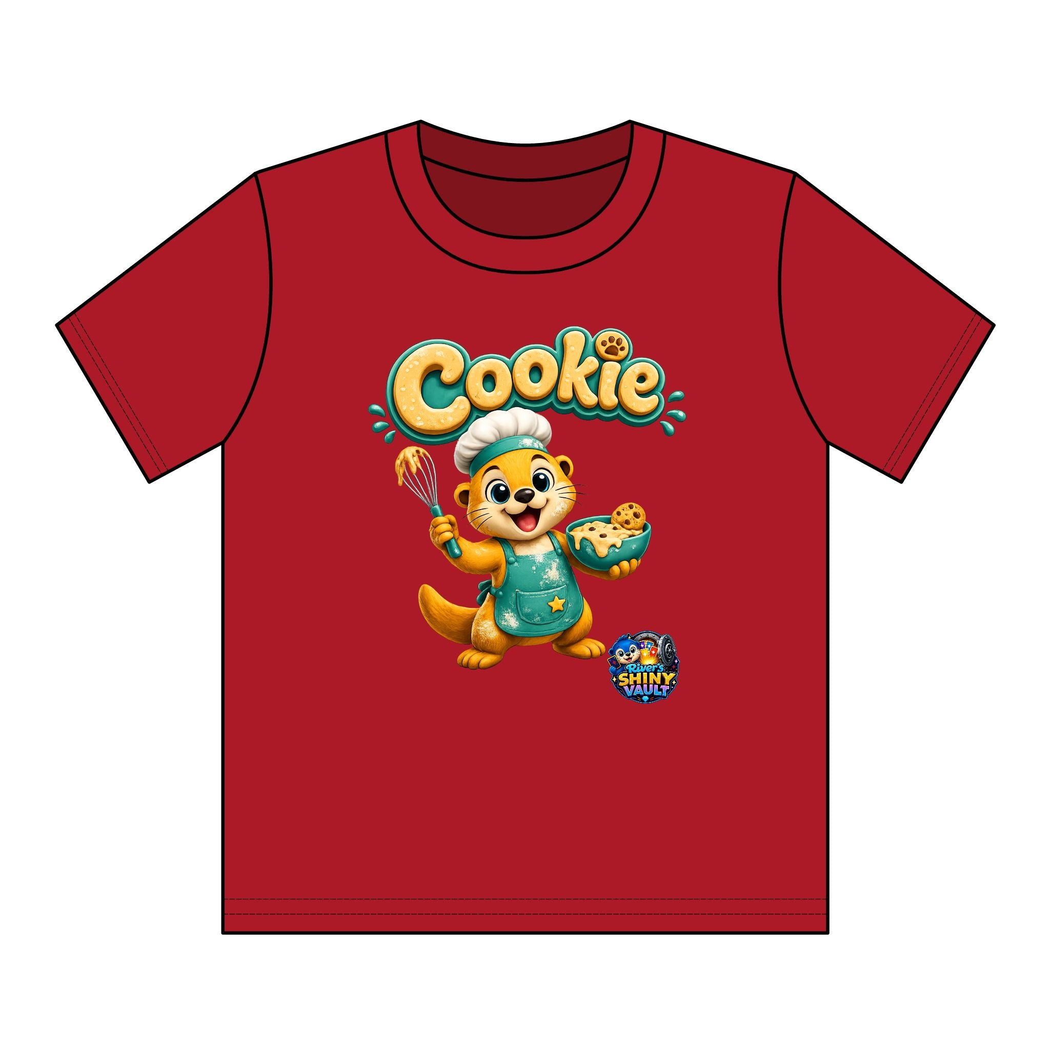 Kids Tee — Colorful River's Shiny vault 'Cookie's Kitchen' Kids T‑Shirt