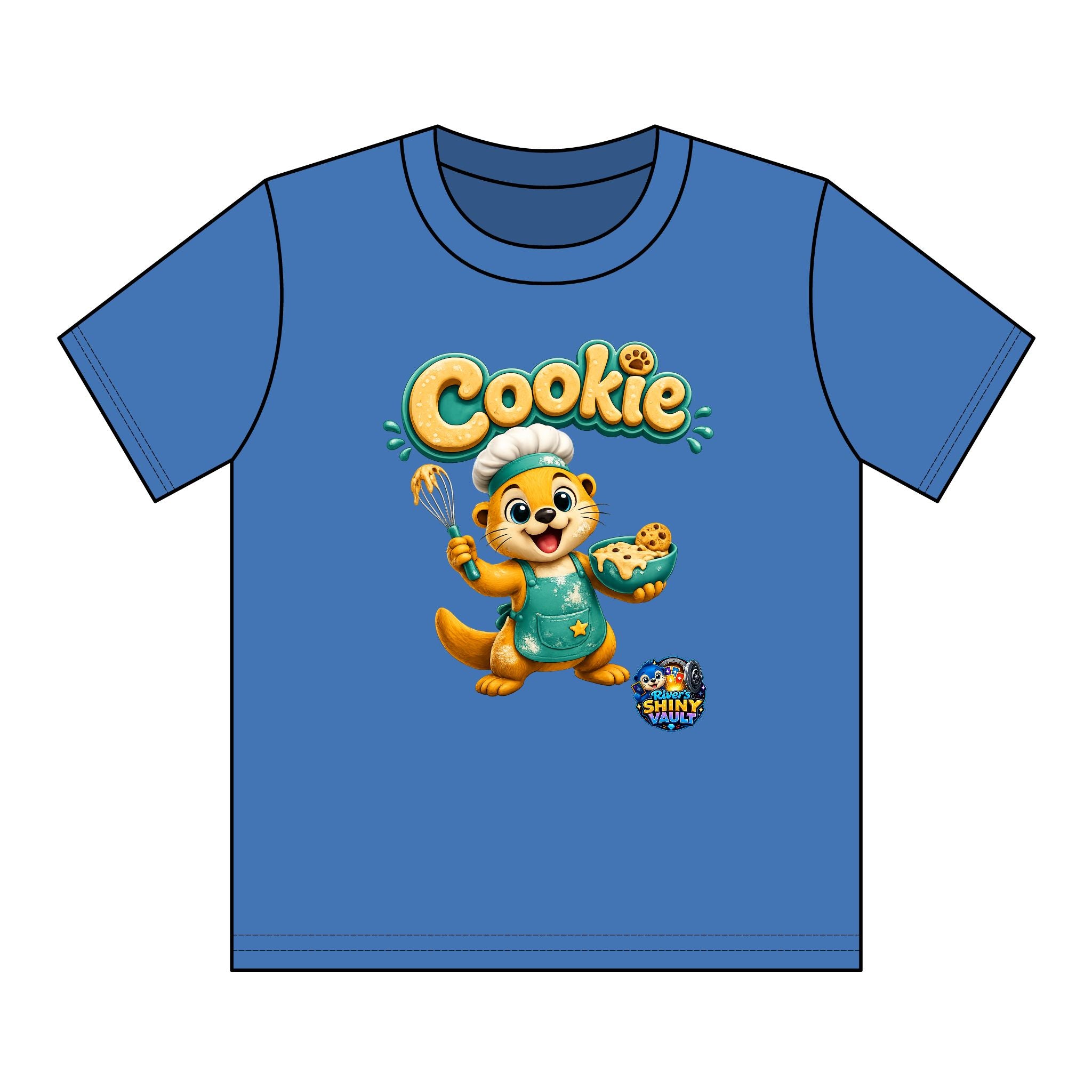 Kids Tee — Colorful River's Shiny vault 'Cookie's Kitchen' Kids T‑Shirt