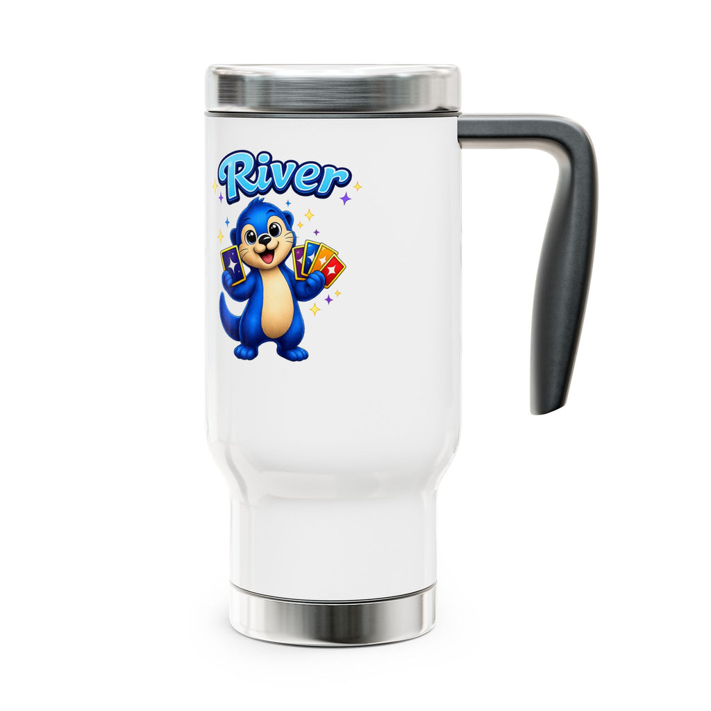 Cute River's Shiny Vault Travel Mug — 14oz Stainless Steel
