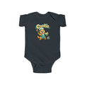 Young Infant Bodysuit — "River's Shiny Vault" "Cookie" Graphic