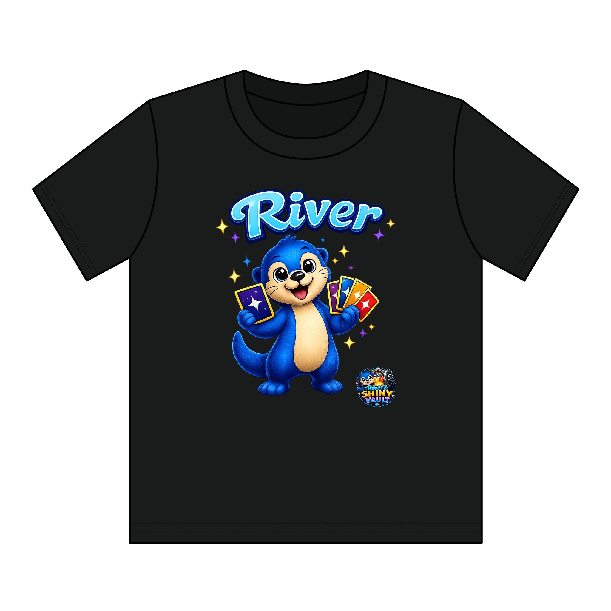 Kids Tee — Colorful River's Shiny vault 'River' Kids T‑Shirt