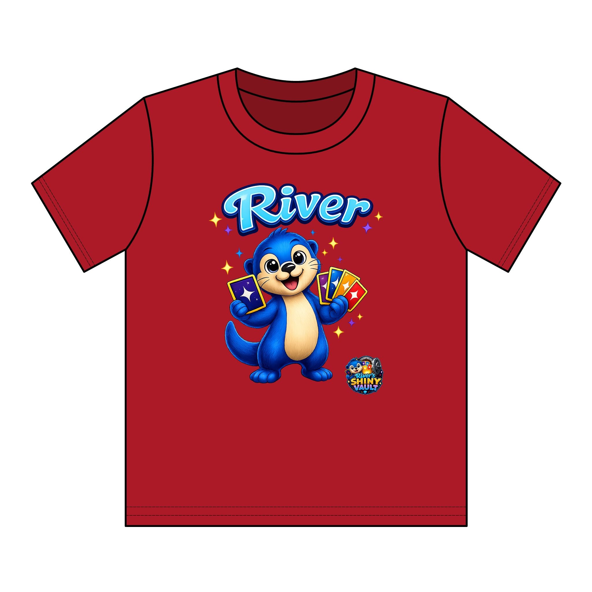 Kids Tee — Colorful River's Shiny vault 'River' Kids T‑Shirt