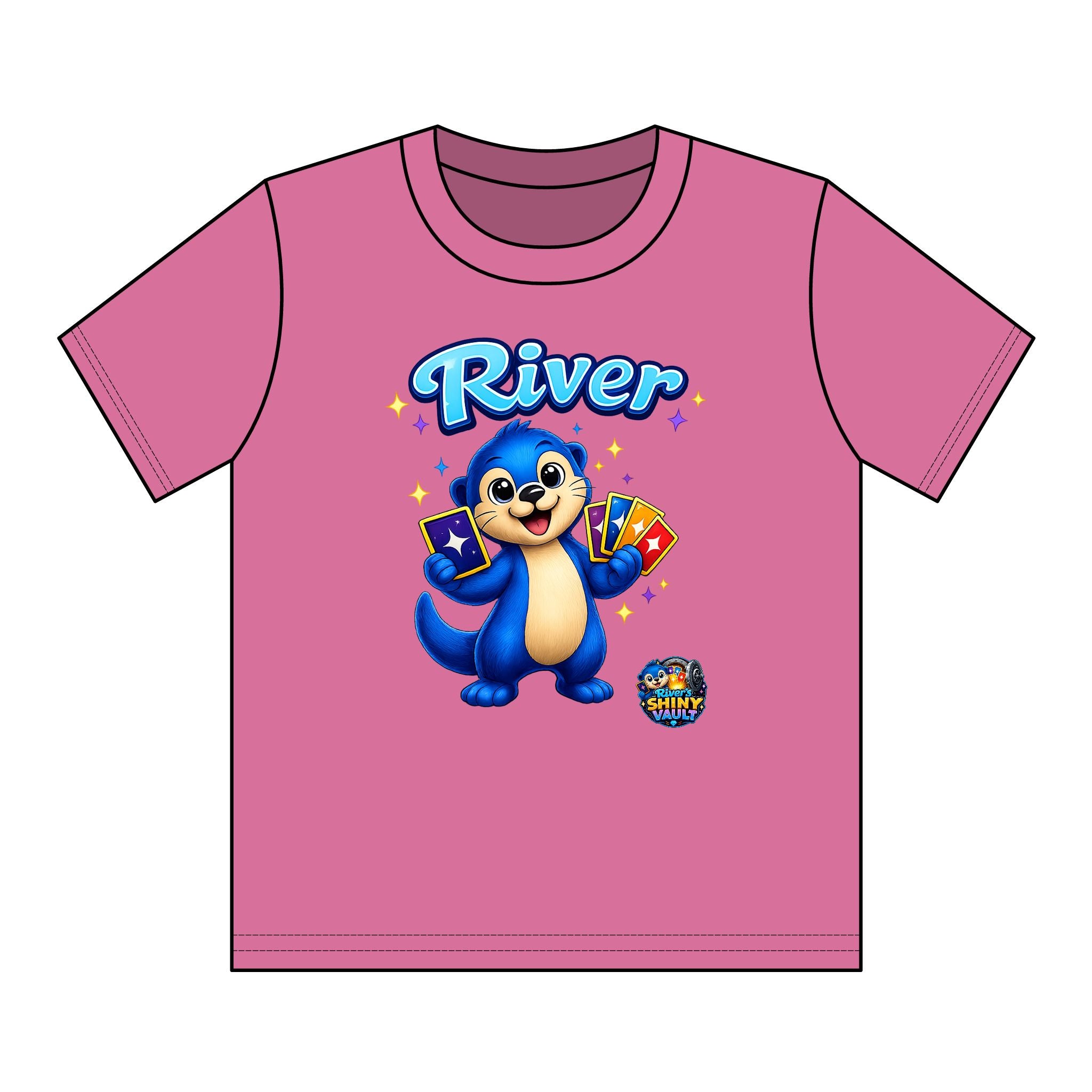 Kids Tee — Colorful River's Shiny vault 'River' Kids T‑Shirt