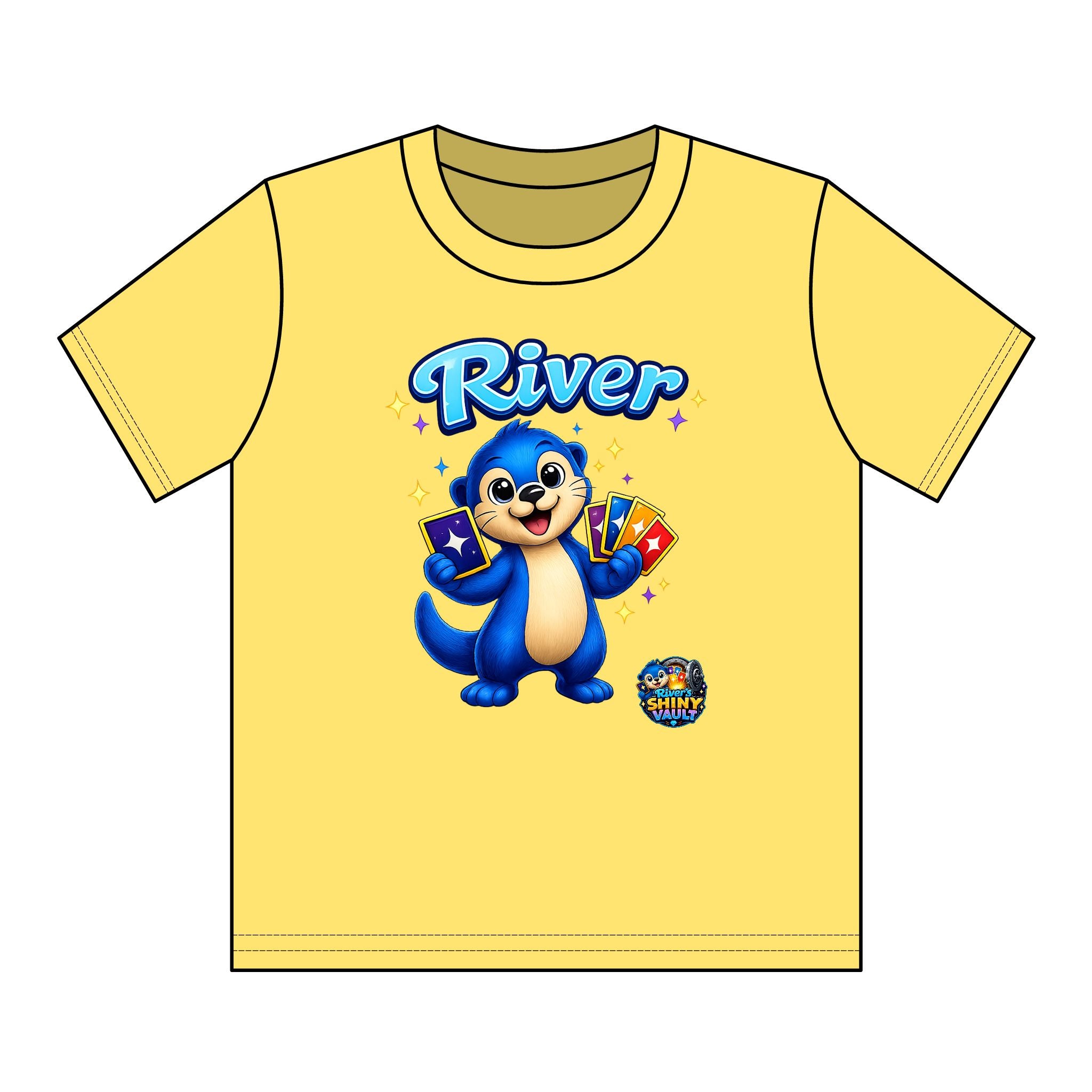 Kids Tee — Colorful River's Shiny vault 'River' Kids T‑Shirt