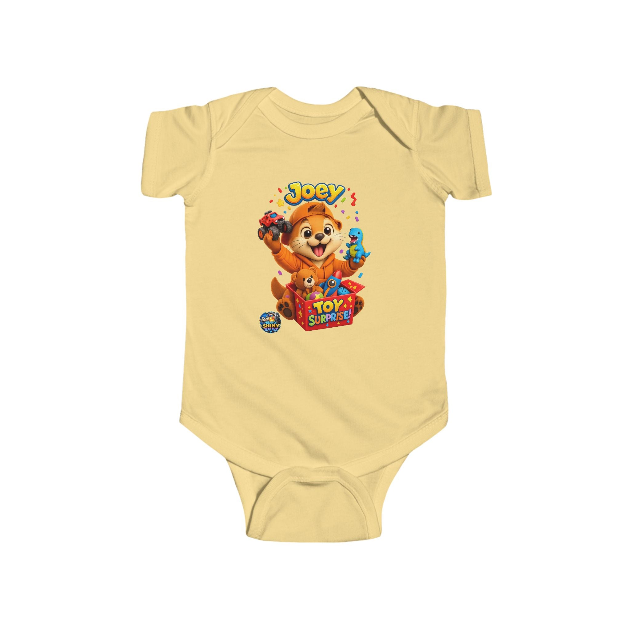 Young Infant Bodysuit  - River's Shiny Vault 'Joey' Graphic
