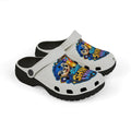 Cute Kids Foam Clogs — Colorful 'River's Shiny Vault' Logo