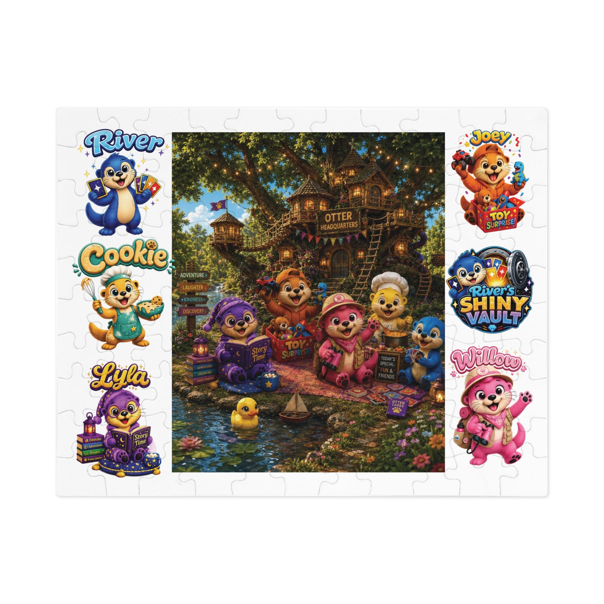 Fun 'River's Shiny Vault' Jigsaw Puzzle!