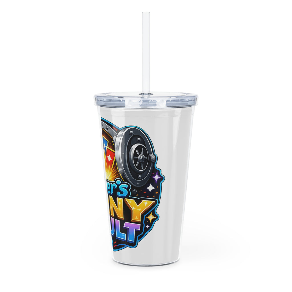 Fun River's Shiny Vault Tumbler with Straw